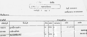 ตัวอย่างสมุดรายวันขาย